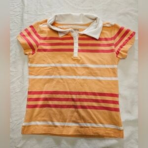 SALE! Girl's Christie Brooks Oranged Striped Top (size 10-12)